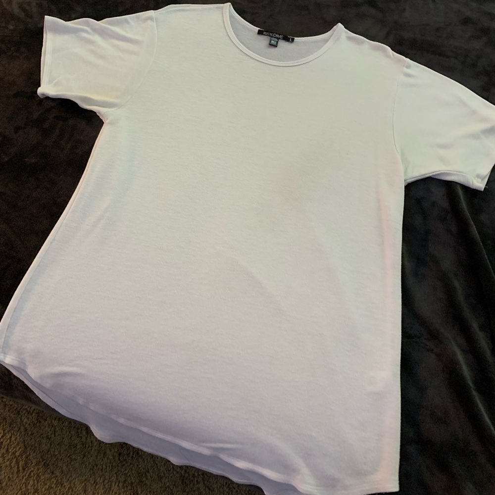 White Large Rustic Dime casual shirt